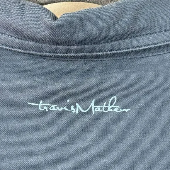 Travis Mathew Performance Golf Polo Shirt, Blue, Men’s Size Medium - Picture 7 of 7